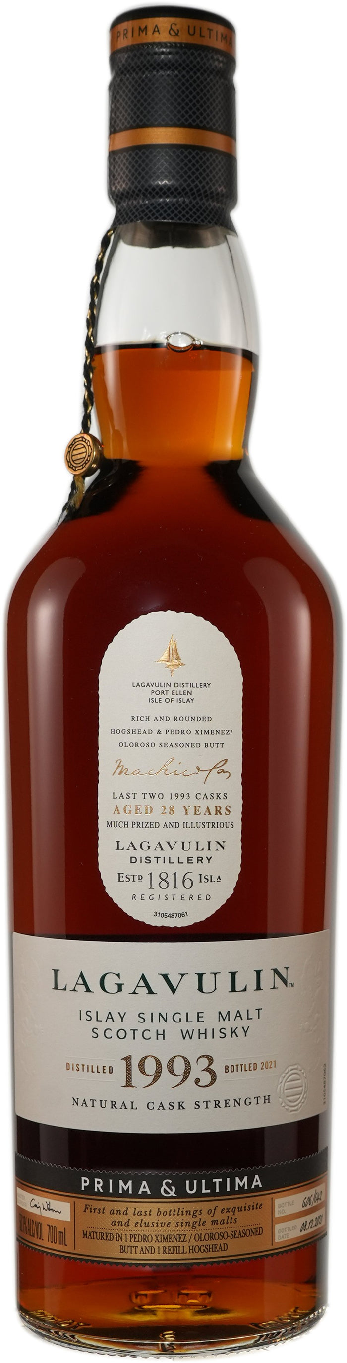 Lagavulin 28 Year Old Prima & Ultima 1993 Scotch Whisky | 700ML