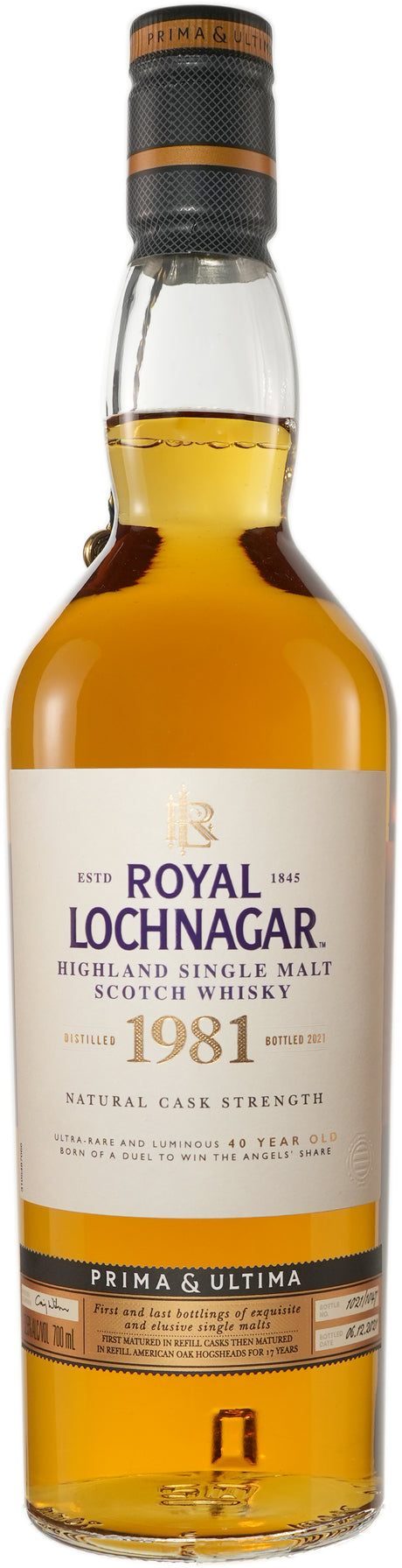 Royal Lochnagar 40 Year Old Prima & Ultima 1981 Scotch Whisky | 700ML at CaskCartel.com