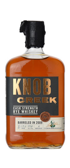 Knob Creek Cask Strength Rye Barreled in 2009 Limited Release Whiskey at CaskCartel.com