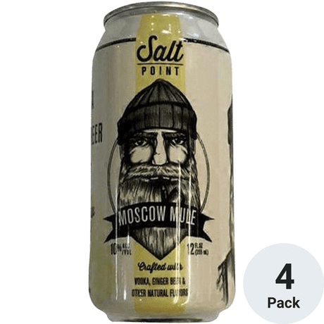 Salt Point Moscow Mule Cocktail | 4pk-12oz Cans at CaskCartel.com