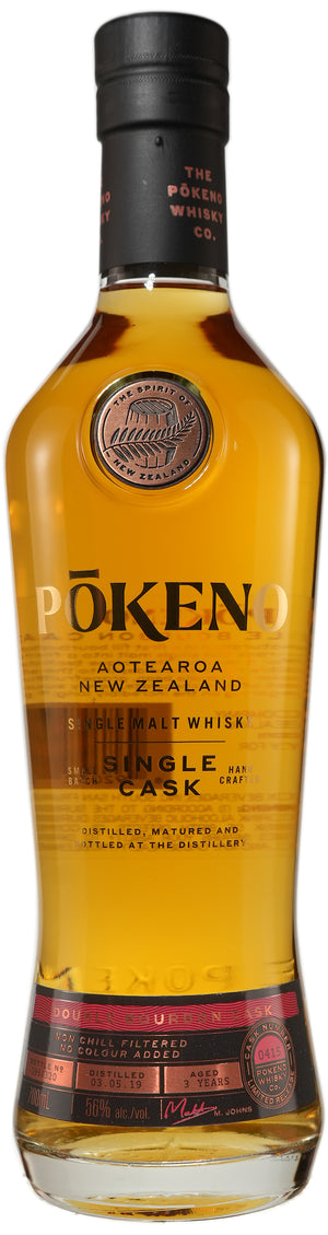 Pokeno Double Bourbon Cask # 21-415 New Zealand Single Malt Whisky | 700ML at CaskCartel.com