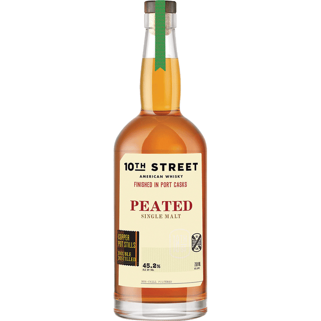 10th Street Peated Single Malt Port Cask Finish American Whisky at CaskCartel.com