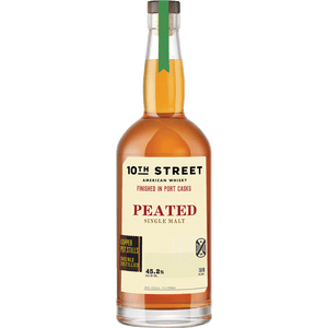 10th Street Peated Single Malt Port Cask Finish American Whisky at CaskCartel.com