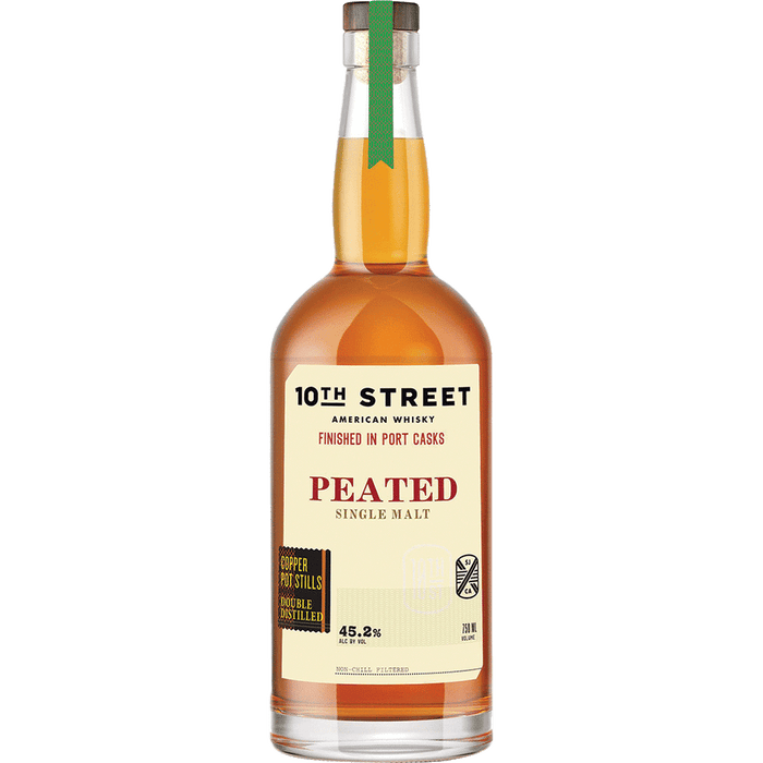 10th Street Peated Single Malt Port Cask Finish American Whisky
