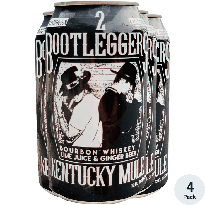 2 Bootleggers Kentucky Mule Ready To Drink Cocktail (4) Pack Cans