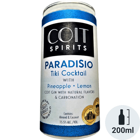Coit Spirits Paradisio Tiki Ready To Drink Cocktail | 200ML
