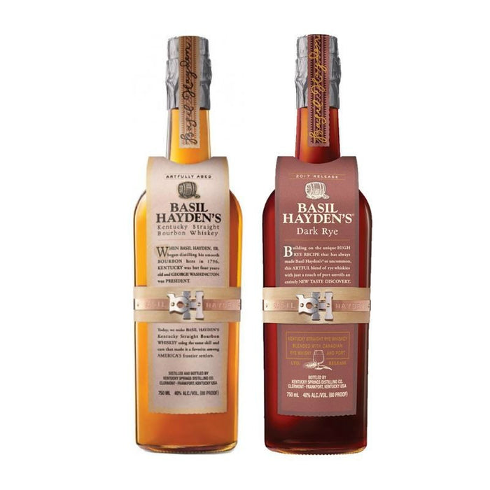 Basil Hayden Collection Straight Bourbon & Rye Whiskey