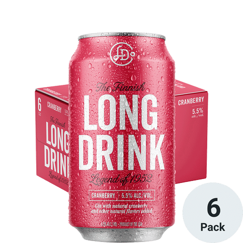 The Finnish Long Drink Cranberry Cocktail | 6pk-12oz Cans