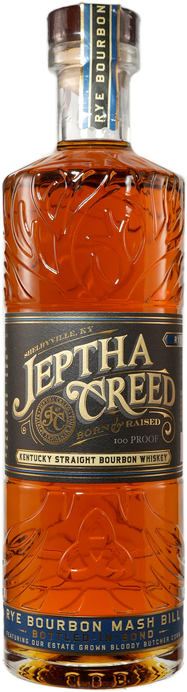 Jeptha Creed Bottled in Bond Rye Heavy Bourbon Whiskey at CaskCartel.com