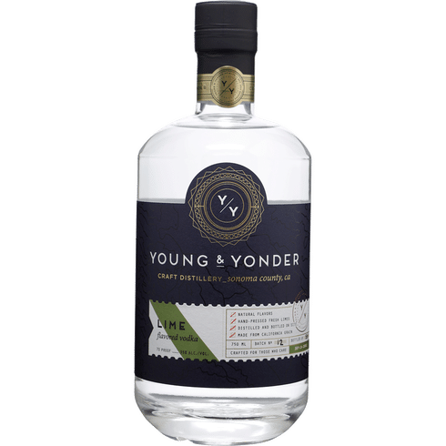 Young & Yonder Y/Y Distiller's Series Lime Vodka  at CaskCartel.com