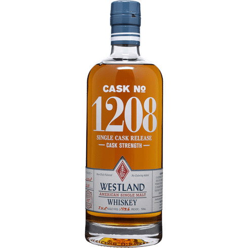 Westland Single Cask No. 1208 Whiskey