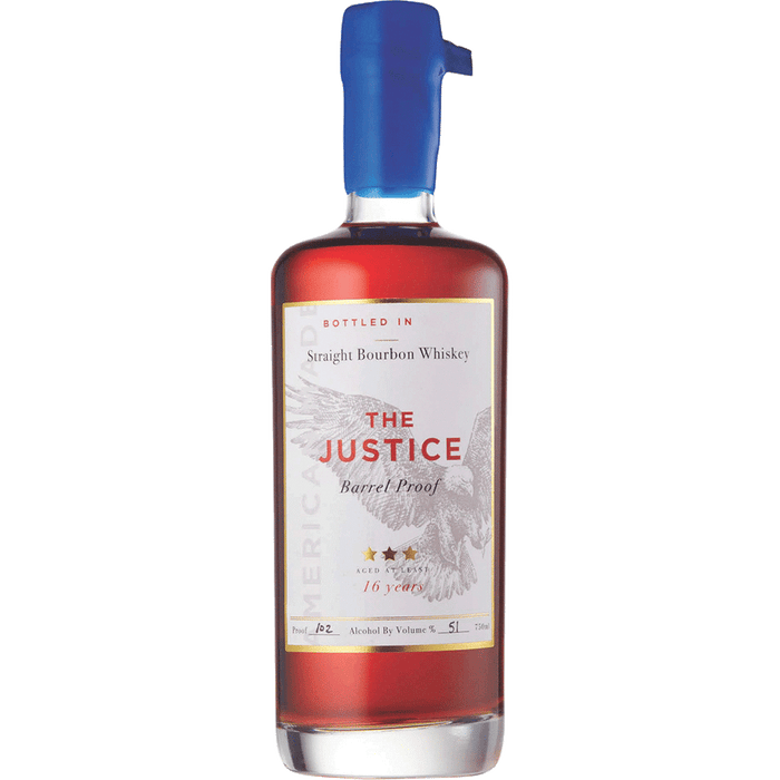 The Justice 16 Year Barrel Proof Straight Bourbon Whiskey