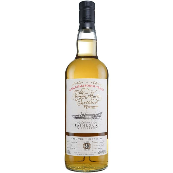 The Single Malts of Scotland Laphroaig 9 Year Old Cask Strength 2013 Scotch Whisky
