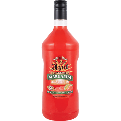 Drego Azul Strawberry Lime Margarita Ready To Drink Cocktail | 1.75L