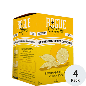 Rogue Lemonade Iced Tea Soda Vodka Cocktail 4 Pack | 12OZ at CaskCartel.com