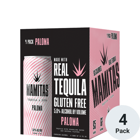 Mamitas Soda Paloma & Tequila Ready To Drink Cocktail 4 Pack | 12OZ at CaskCartel.com