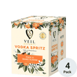 Veil Botanic Spritz Peach and Orange Blossom Cocktail | 4pk-12oz Cans at CaskCartel.com