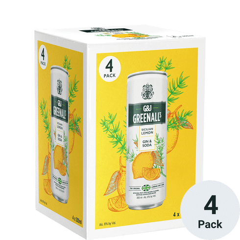 G&J Greenall's Sicilian Lemon & Soda Ready To Drink Cocktail at CaskCartel.com