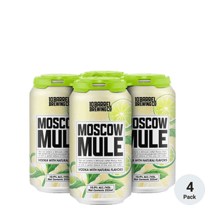 10 Barrel Moscow Mule Ready To Drink Cocktail (4) Pack Cans at CaskCartel.com