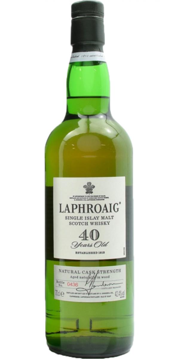 Laphroaig 40 Year Old (D.1960, B.2001) Scotch Whisky | 700ML
