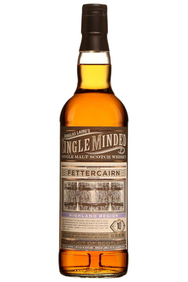 Fettercairn 10 Year Old, Douglas Laing’s Single Minded Scotch Whisky | 700ML at CaskCartel.com
