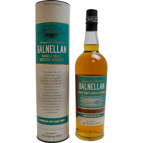 Balnellan Caribbean Rum Cask Finish Single Malt Scotch Whisky