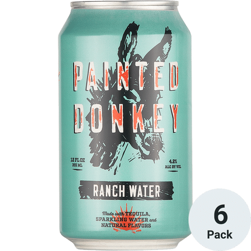 Painted Donkey Ranch Water Cocktail 6 Pack | 12OZ at CaskCartel.com