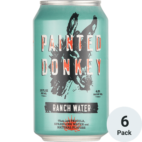 Painted Donkey Ranch Water Cocktail 6 Pack | 12OZ