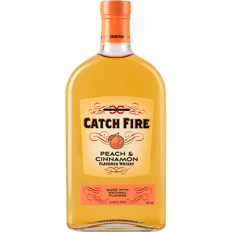 Catch Fire Peach & Cinnamon Canadian Whisky at CaskCartel.com