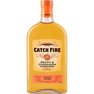 Catch Fire Peach & Cinnamon Canadian Whisky at CaskCartel.com
