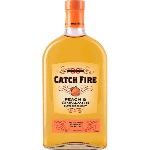 Catch Fire Peach & Cinnamon Canadian Whisky