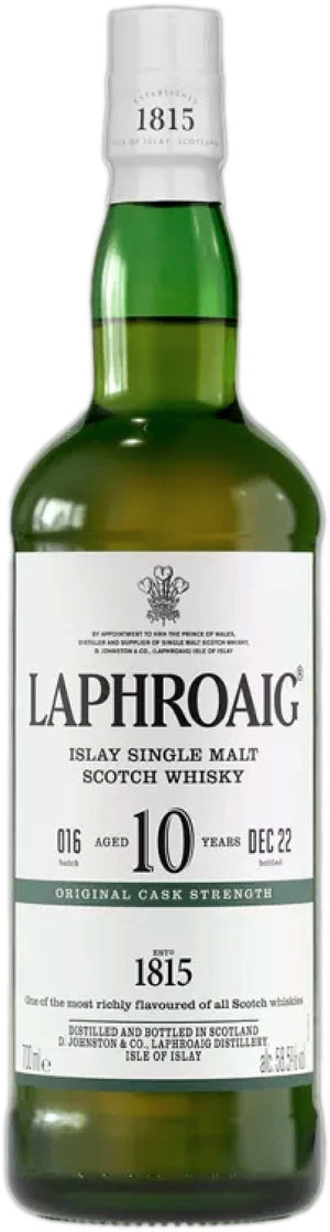 Laphroaig 10 Year Old Cask Strength Batch 016 (2023) Scotch Whisky at CaskCartel.com