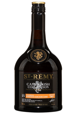St. Remy 'Cask Finish Collection' Finished in Barbados Dark Rum Casks French Brandy at CaskCartel.com