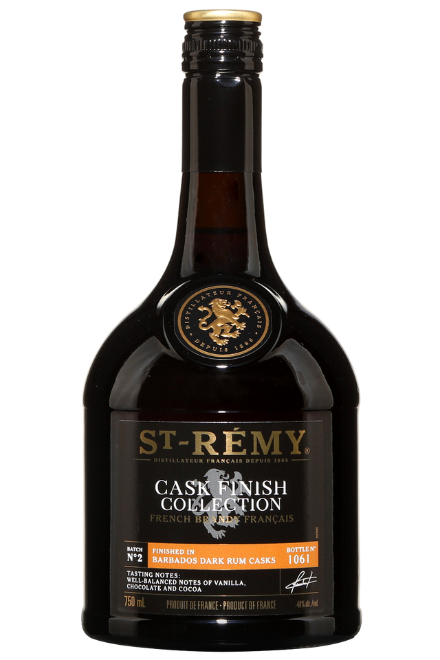 St. Remy 'Cask Finish Collection' Finished in Barbados Dark Rum Casks Batch N°2 French Brandy at CaskCartel.com