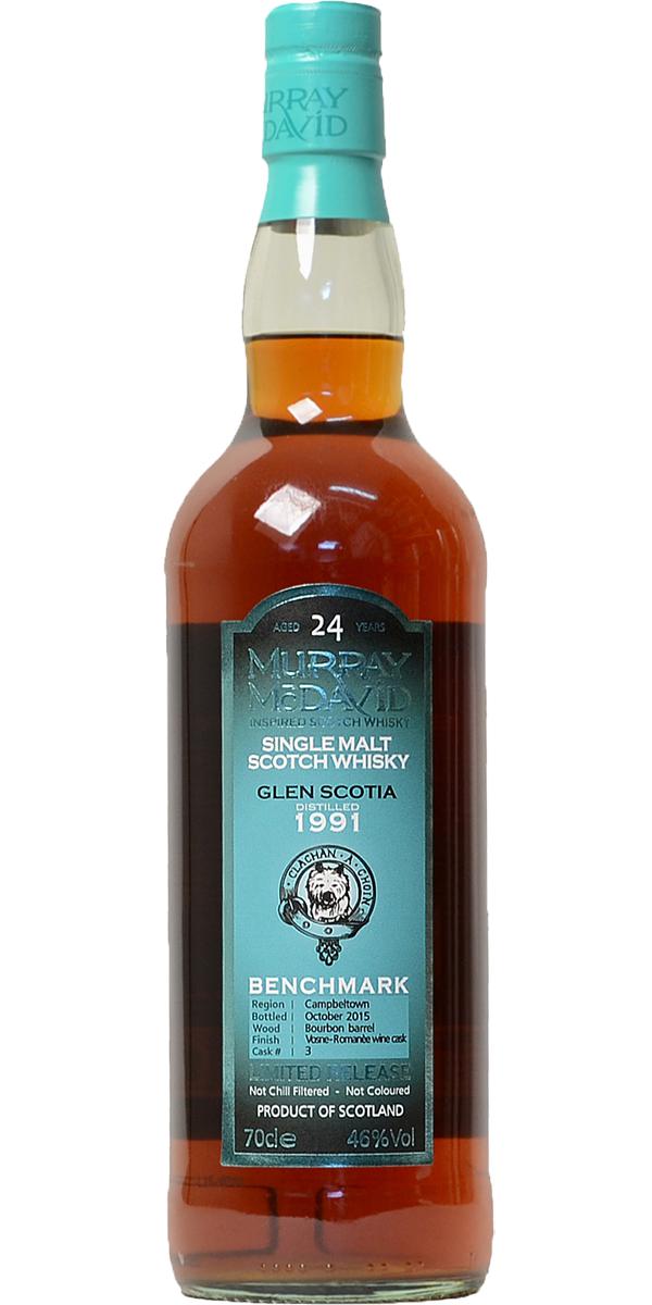 Glen Scotia Murray McDavid Benchmark Single Cask #3 1991 24 Year Old Whisky | 700ML