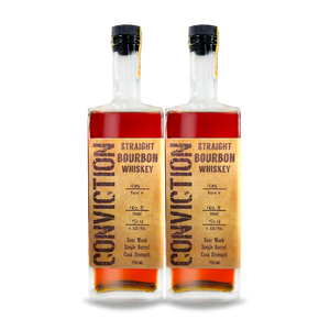 Conviction Single Barrel Bourbon Whiskey (2) Bottle Bundle at CaskCartel.com