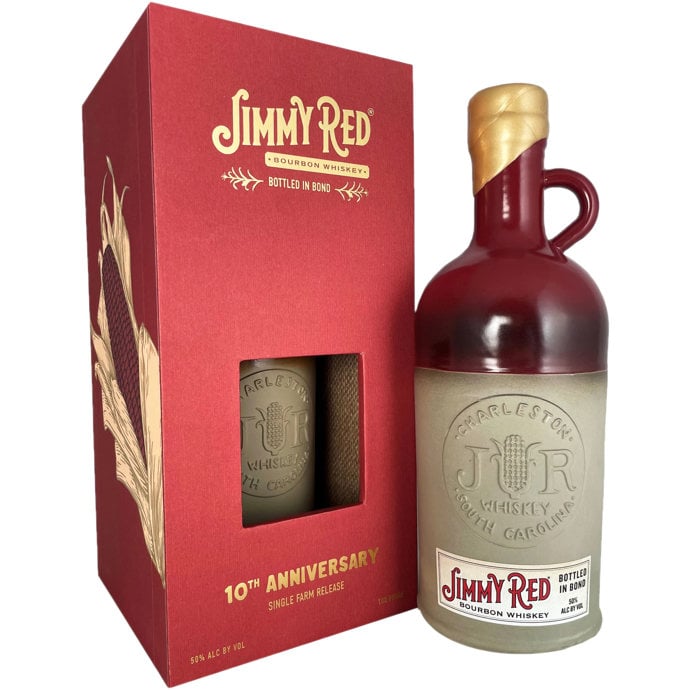 High Wire Distilling Jimmy Red Bourbon Bottled in Bond 10th Anniversary Limited Release Whiskey