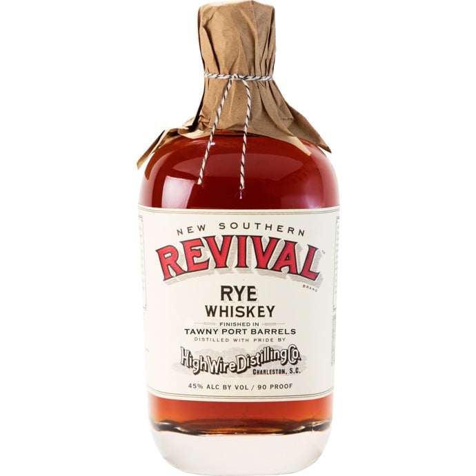 High Wire Distilling New Southern Revival 100% Abruzzi Tawny Portwood Finish Rye Whiskey