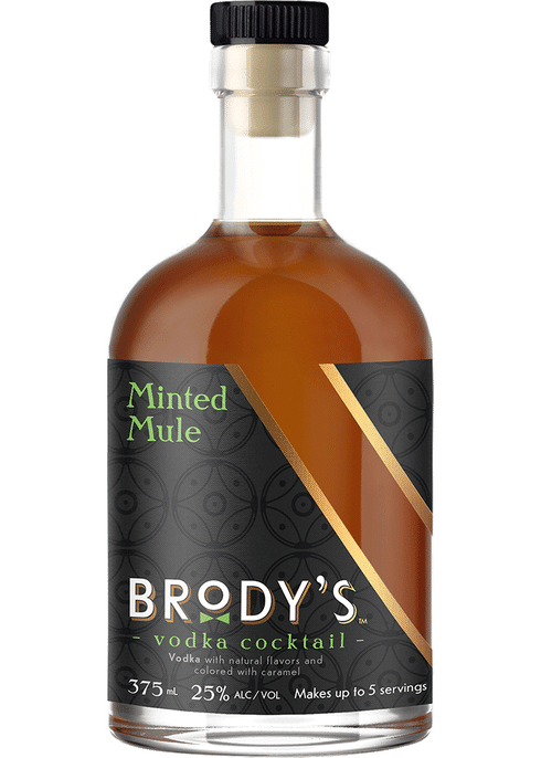 Brody's Minted Mule Vodka Cocktail | 375ML at CaskCartel.com