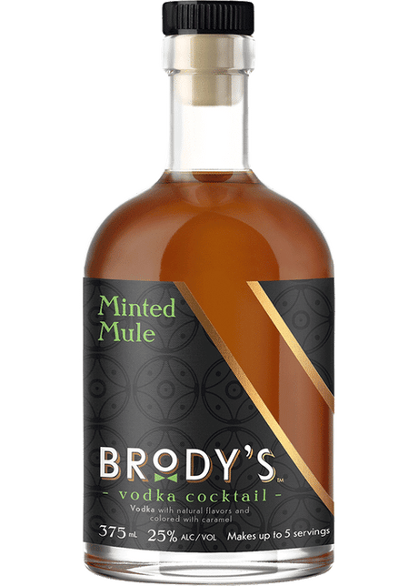 Brody's Minted Mule Vodka Cocktail | 375ML at CaskCartel.com