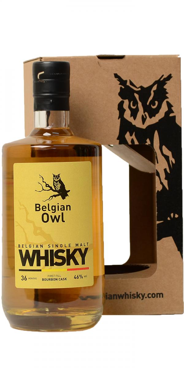 Belgian Owl First Fill Bourbon Cask 36 Months Single Malt Whisky | 500ML