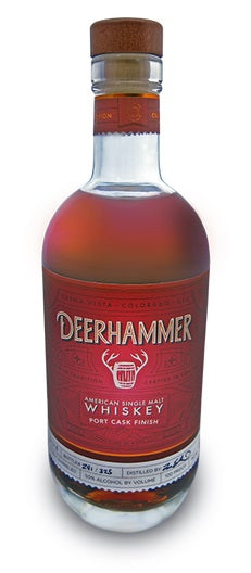 Deerhammer Port Cask Finish American Single Malt Whiskey - CaskCartel.com