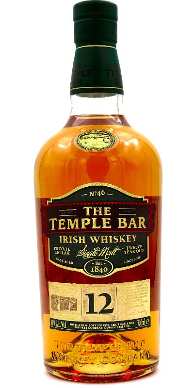 The Temple Bar 12 Year Irish Whiskey
