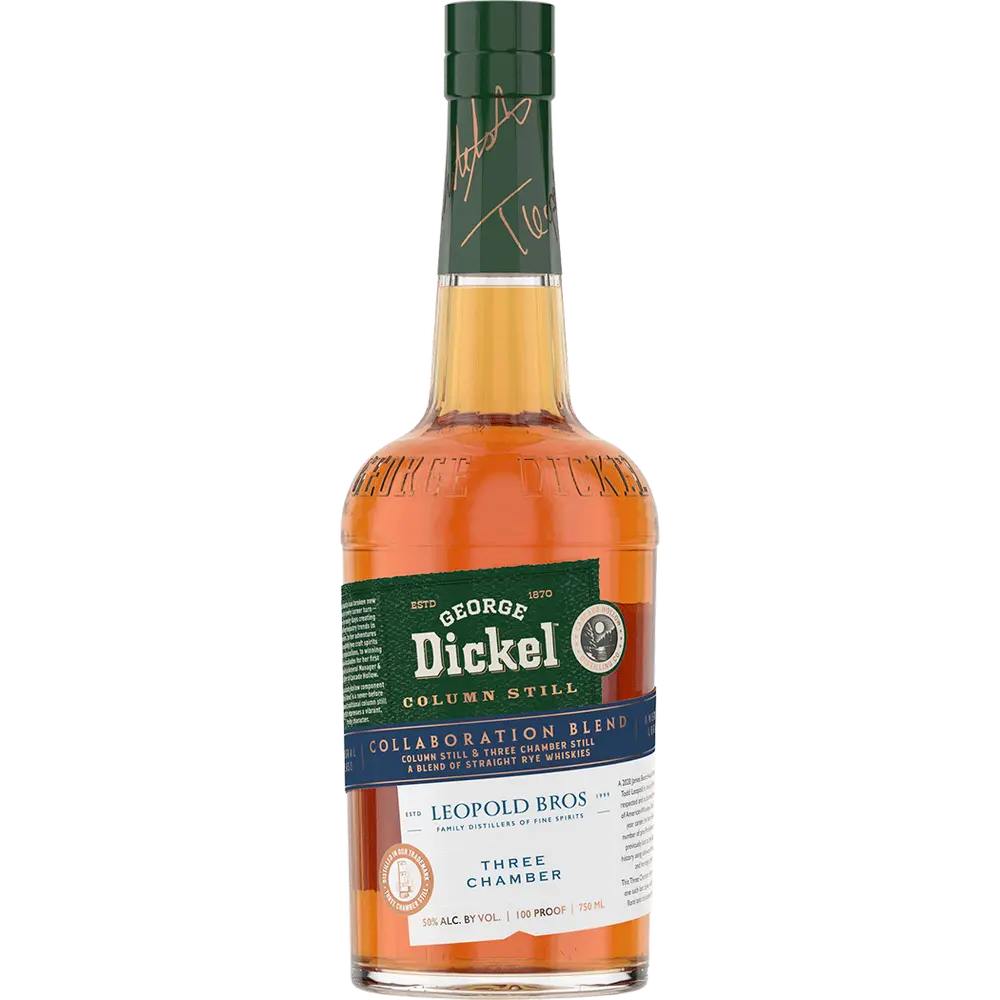 George Dickel & Leopold Bros Three Chamber Blended Rye Whiskey at CaskCartel.com