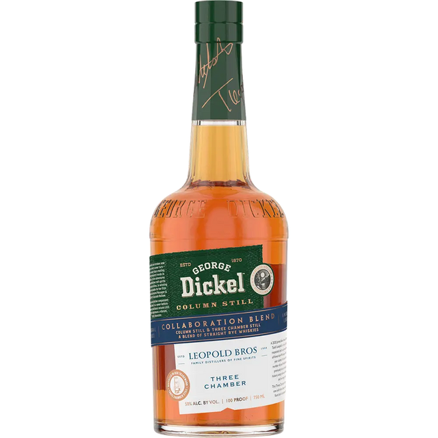 George Dickel & Leopold Bros Three Chamber Blended Rye Whiskey at CaskCartel.com