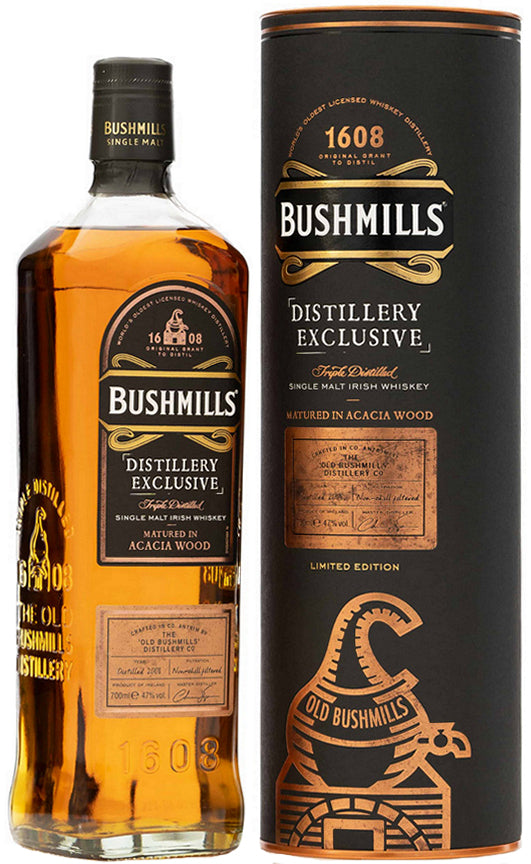 Bushmills Distillery Exclusive Matured in Acacia Wood Irish Whiskey