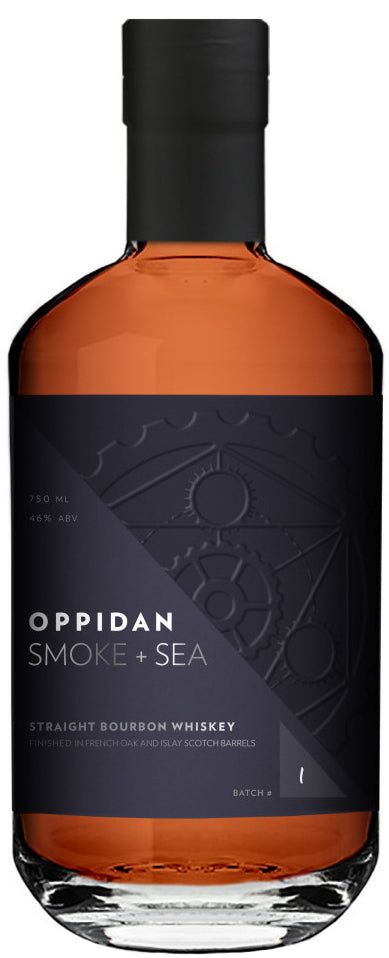Oppidan Smoke + Sea Straight Bourbon Whiskey