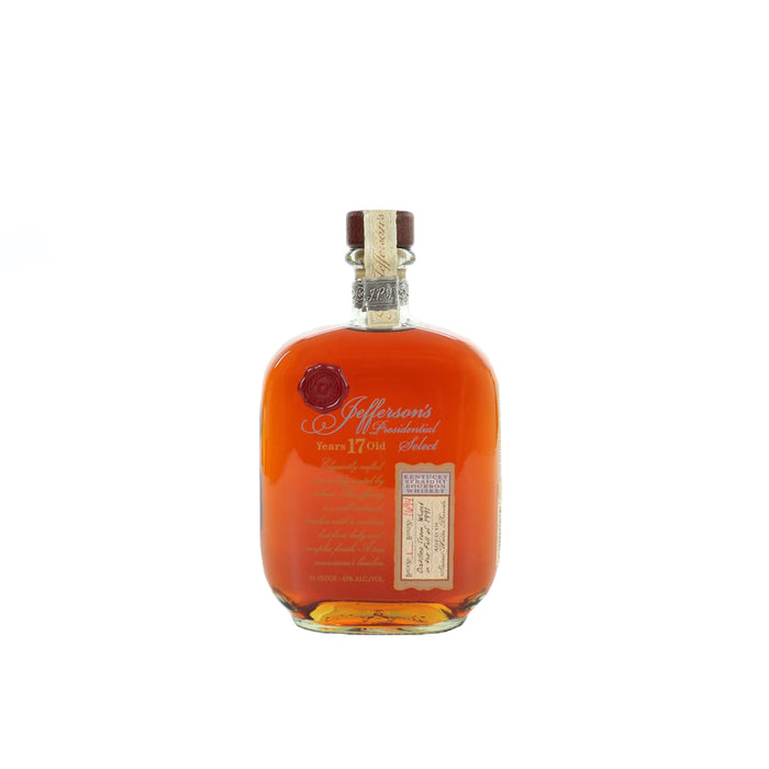 Jefferson's Presidential 17 Year Old Batch No. 1 Select Kentucky Straight Bourbon Whiskey