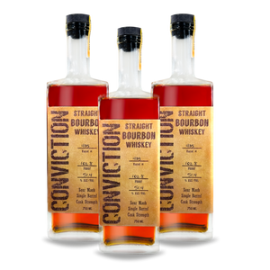 Conviction Single Barrel Bourbon Whiskey (3) Bottle Bundle at CaskCartel.com