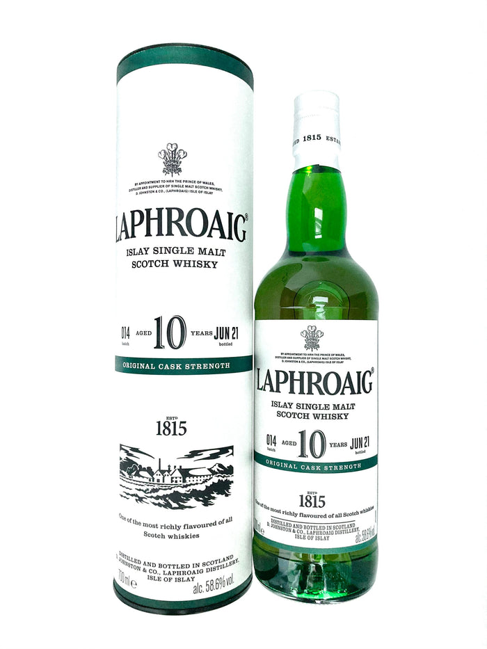 Laphroaig Islay Single Malt Scotch (Batch 014) 10 Year